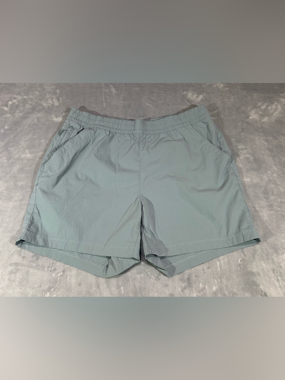 Alaskan Hard gear By Duluth Trading Women’s Hiking Shorts-14 Gray/Green